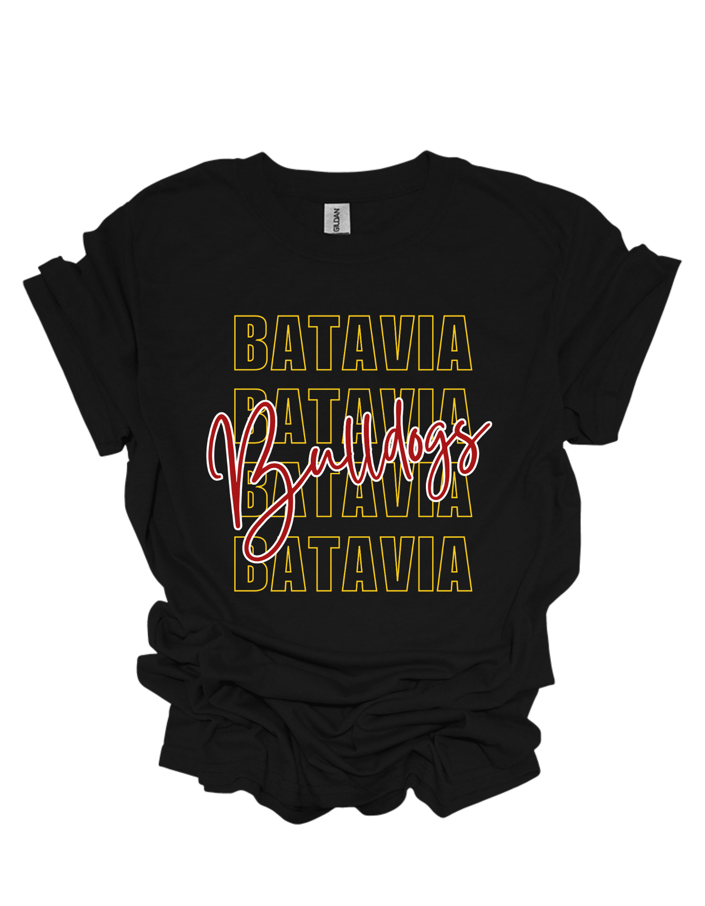 Batavia Bulldogs Script Adult Unisex Shirt