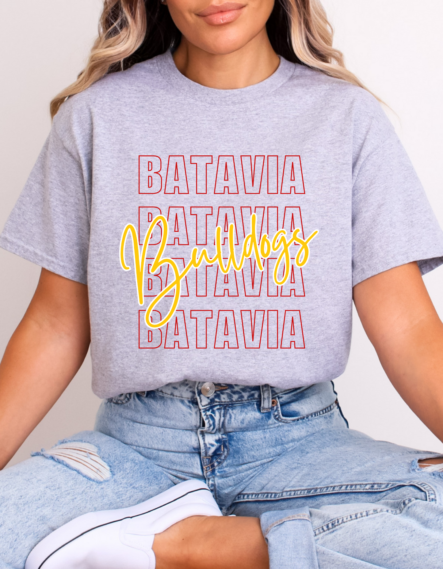 Batavia Bulldogs Script Adult Unisex Shirt