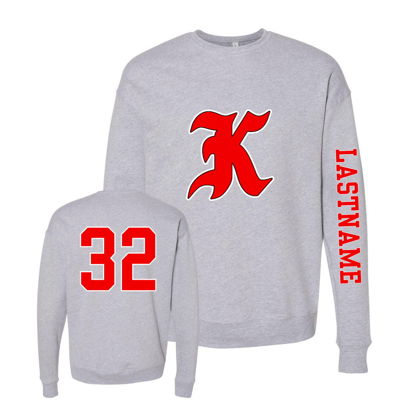 Knights Baseball Personalized Crew Sweatshirt