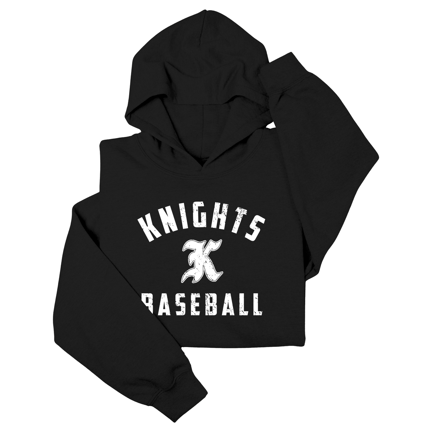 Knights Baseball Distressed Hooded Sweatshirt