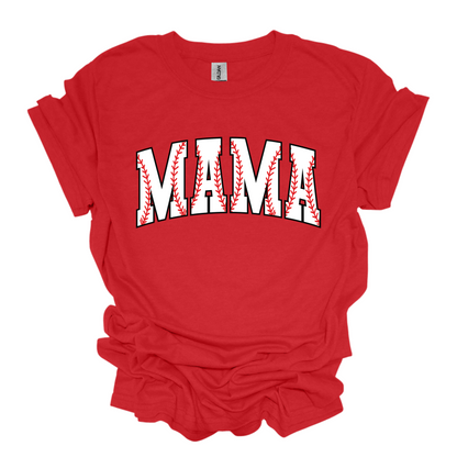 Baseball Mama Adult Tee