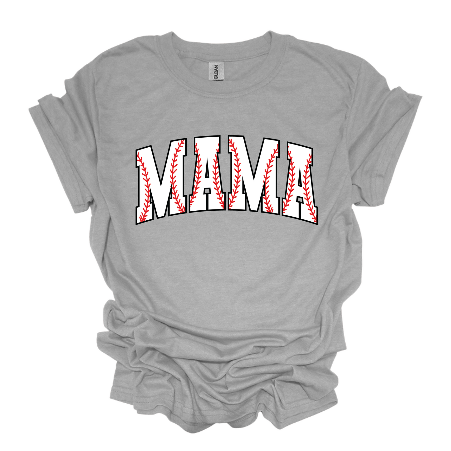 Baseball Mama Adult Tee