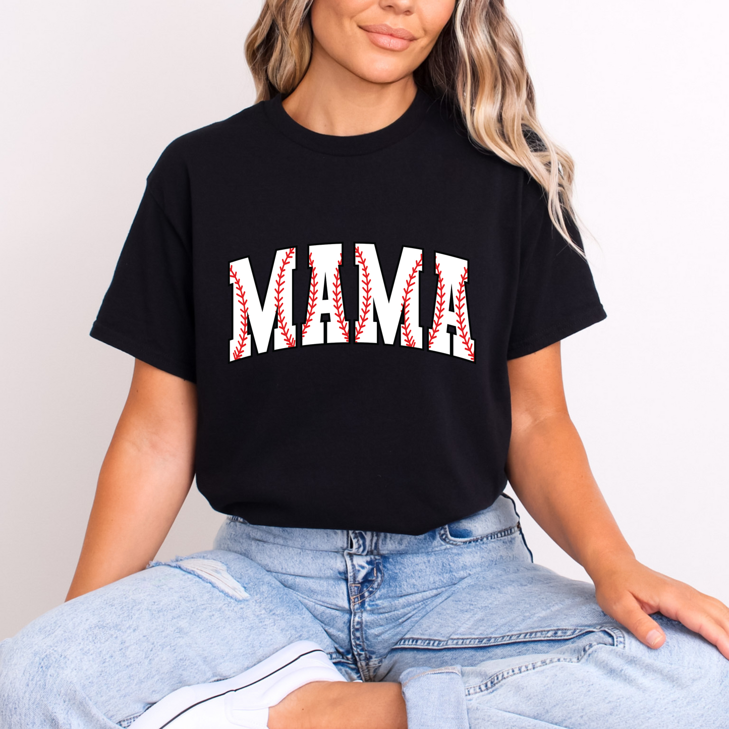 Baseball Mama Adult Tee