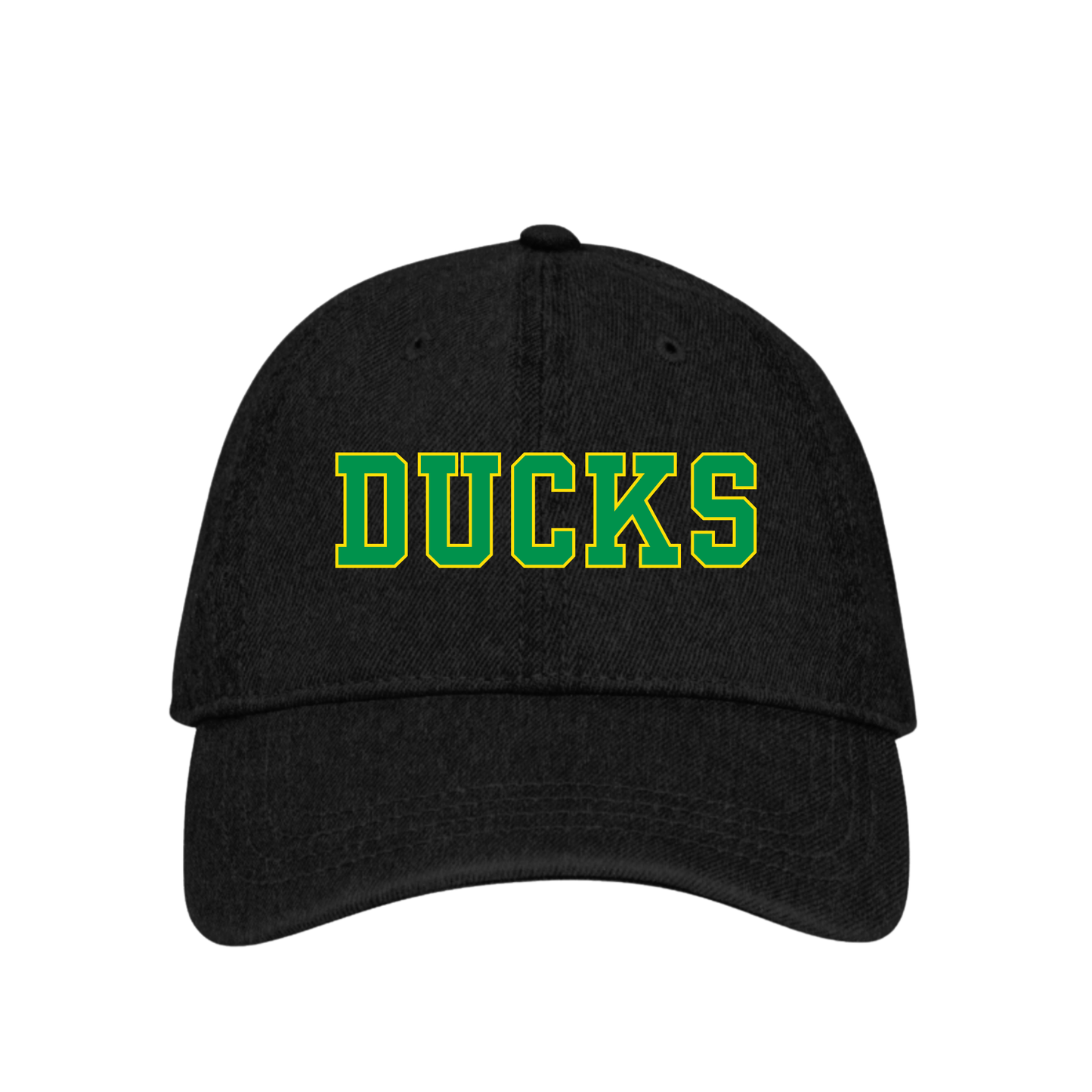 Ducks embroidered denim hat