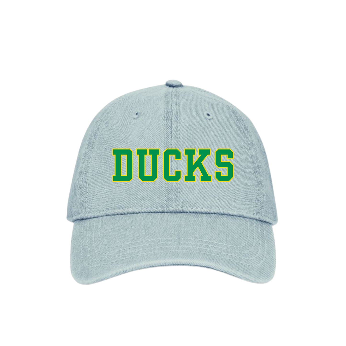 Ducks embroidered denim hat