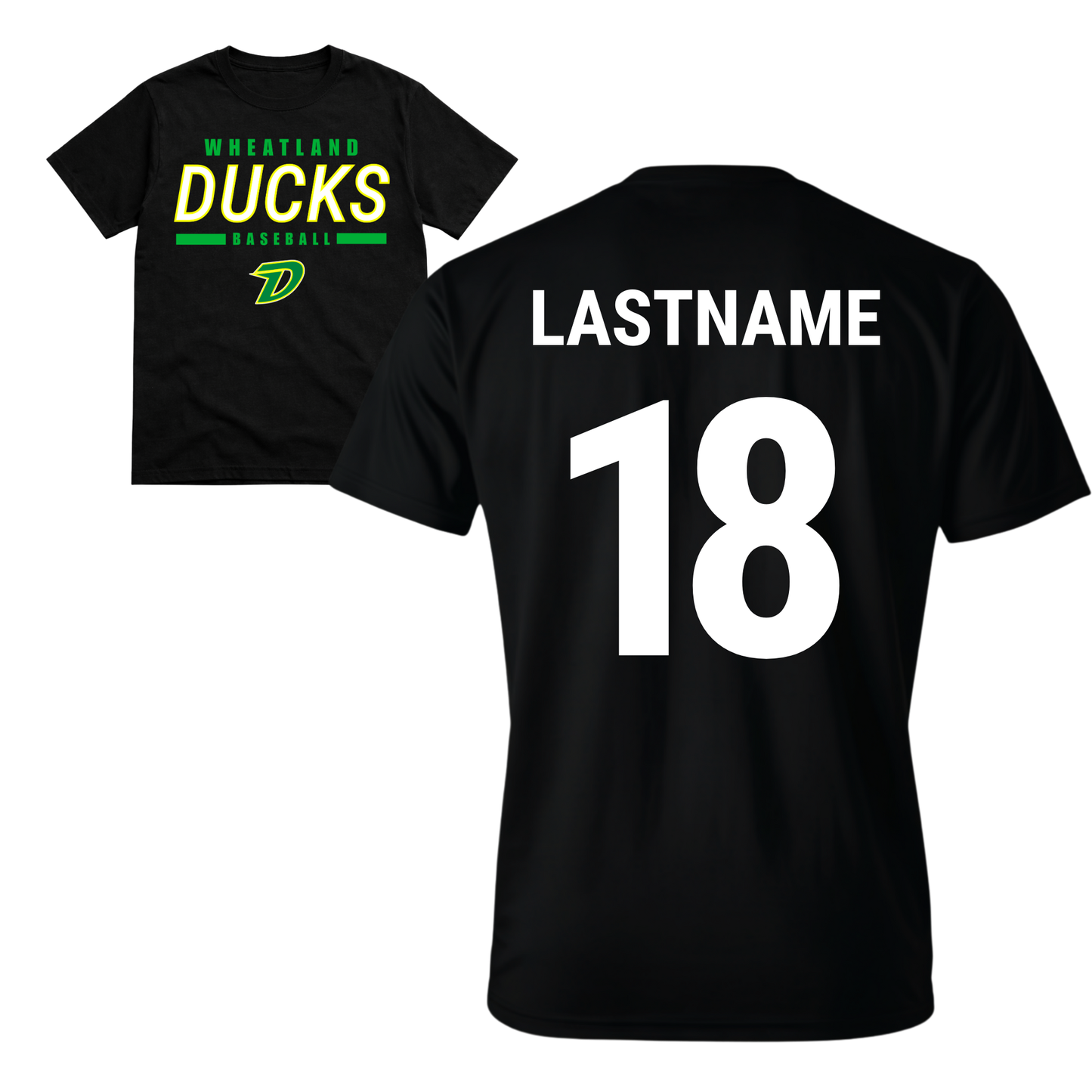 Wheatland Ducks Baseball Tee